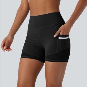 HALARA Softlyzero Airy High Waisted Reflective Line Perforated Sides NWT Small